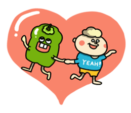 Green pepper's diary with Maruo English sticker #5704349