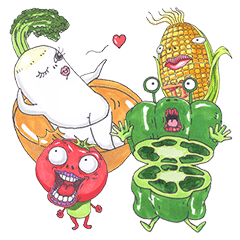 Full funny Vegetables