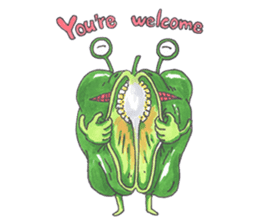 Full funny Vegetables sticker #5704883