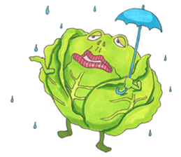 Full funny Vegetables sticker #5704914