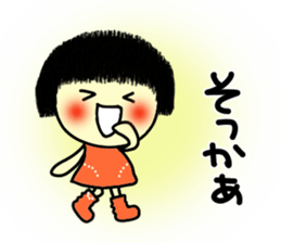 Okappa girl 2(Positive) sticker #5704933