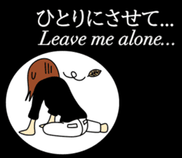 Mirai-chan's Japanese-English stickers 2 sticker #5705065