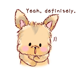 Yorkshire Terrie English version sticker #5705131