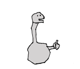 Here's to the Jurassic! sticker #5705157