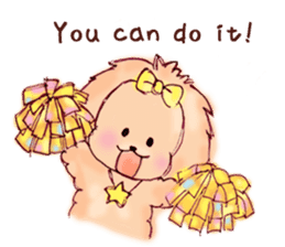 TOY POODLE English version sticker #5705242