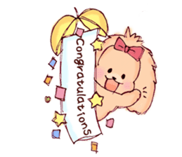 TOY POODLE English version sticker #5705243