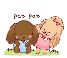 TOY POODLE English version sticker #5705245