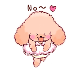 TOY POODLE English version sticker #5705250
