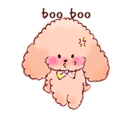 TOY POODLE English version sticker #5705251