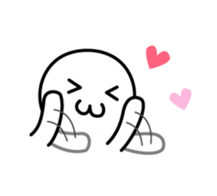 Lovely emoticon of the Japanese style sticker #5705397