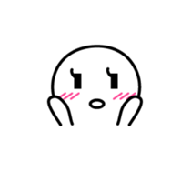 Lovely emoticon of the Japanese style sticker #5705403