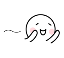 Lovely emoticon of the Japanese style sticker #5705404