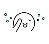 Lovely emoticon of the Japanese style sticker #5705417