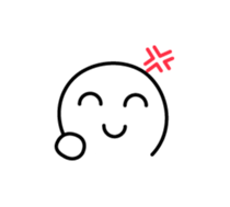 Lovely emoticon of the Japanese style sticker #5705429