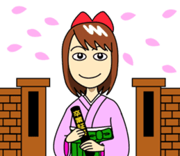 Mirai-chan's Japanese yearly events sticker #5705526