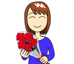 Mirai-chan's Japanese yearly events sticker #5705531