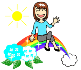 Mirai-chan's Japanese yearly events sticker #5705534