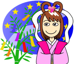 Mirai-chan's Japanese yearly events sticker #5705537