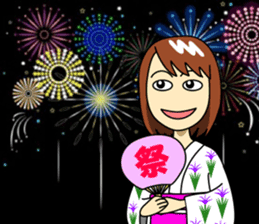 Mirai-chan's Japanese yearly events sticker #5705538