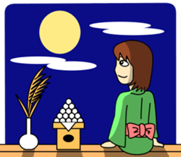 Mirai-chan's Japanese yearly events sticker #5705542