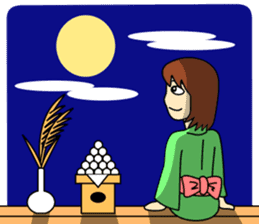 Mirai-chan's Japanese yearly events sticker #5705542