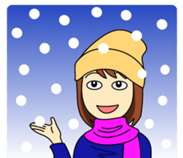 Mirai-chan's Japanese yearly events sticker #5705554