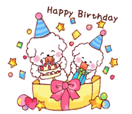 Bichon Frise English version sticker #5705583