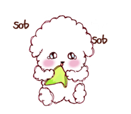 Bichon Frise English version sticker #5705593