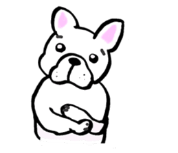frenchbulldog formaljapanese revised sticker #5705876