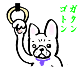 frenchbulldog formaljapanese revised sticker #5705881