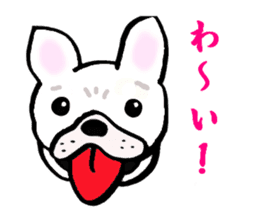 frenchbulldog formaljapanese revised sticker #5705895