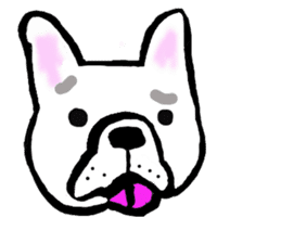 frenchbulldog formaljapanese revised sticker #5705907