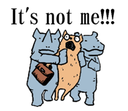 Everyday in Animal's State (English) sticker #5706022