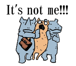 Everyday in Animal's State (English) sticker #5706022