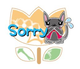 Small cat  (English) sticker #5706201