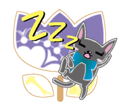 Small cat  (English) sticker #5706208