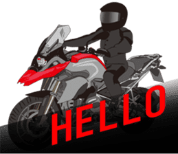 MOTO! BIKE! RACE! I LIKE motorcycle! sticker #5706516