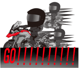 MOTO! BIKE! RACE! I LIKE motorcycle! sticker #5706520