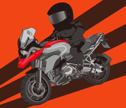 MOTO! BIKE! RACE! I LIKE motorcycle! sticker #5706526