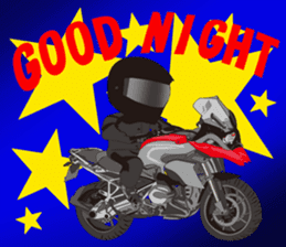 MOTO! BIKE! RACE! I LIKE motorcycle! sticker #5706529