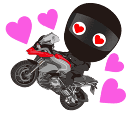 MOTO! BIKE! RACE! I LIKE motorcycle! sticker #5706531