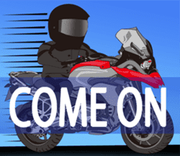 MOTO! BIKE! RACE! I LIKE motorcycle! sticker #5706537