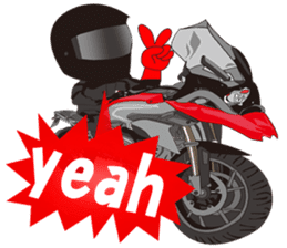 MOTO! BIKE! RACE! I LIKE motorcycle! sticker #5706541
