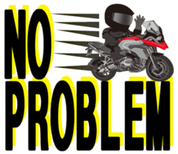 MOTO! BIKE! RACE! I LIKE motorcycle! sticker #5706544