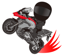 MOTO! BIKE! RACE! I LIKE motorcycle! sticker #5706548