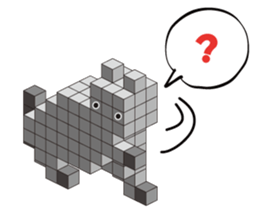 A square cat sticker #5707318