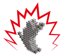 A square cat sticker #5707334