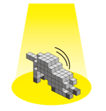 A square cat sticker #5707338