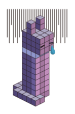 A square cat sticker #5707339