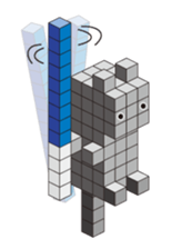 A square cat sticker #5707340